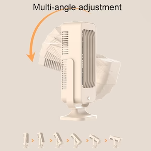 Double Blade Desktop Fan – Compact Dual Blade Cooling Fan