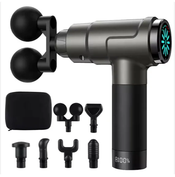 Double-Head Facial Gun – Rechargeable Face & Body Massage Device