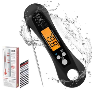 Kitchen Waterproof Folding Electronic Oven Thermometer – Ultra-Fast Digital Food Temperature Probe