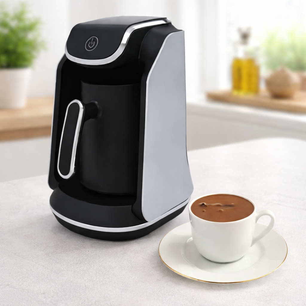 Dessini Turkish Coffee Maker – Authentic, One-Touch Electric Coffee Machine