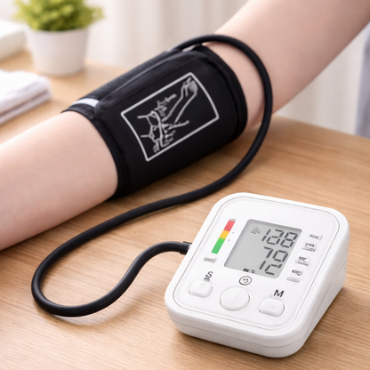 Electronic Blood Pressure Monitor – Advanced Digital Arm BP Machine for Accurate Home Monitoring