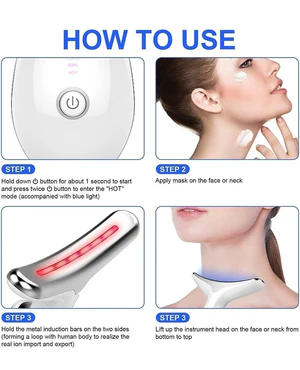 Anti Wrinkle Beauty Apparatus – EMS Microcurrent Face Neck Lifting Device