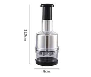 Multi-Function Manual Garlic Cutter &amp; Vegetable Chopper – Stainless Steel Clap Knife