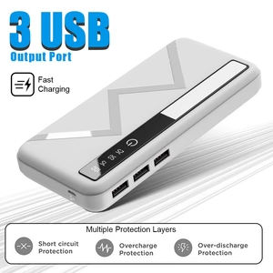Compact Fast Charging Power Bank – 30,000mAh Portable Charger with Dual USB Output