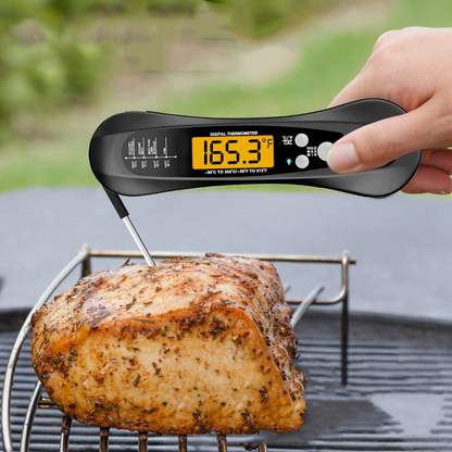 Kitchen Waterproof Folding Electronic Oven Thermometer – Ultra-Fast Digital Food Temperature Probe