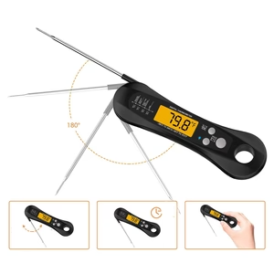 Kitchen Waterproof Folding Electronic Oven Thermometer – Ultra-Fast Digital Food Temperature Probe