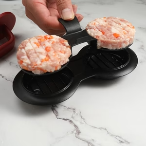 Multifunctional Kitchen Burger Press – Reusable Non-Stick Hamburger Patty Mold (Food-Grade ABS)