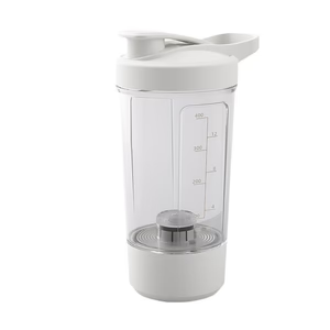 400ML / 14oz Electric Protein Shaker Bottle – Automatic Mixer for Milk, Coffee &amp; Gym Drinks (1200mAh)