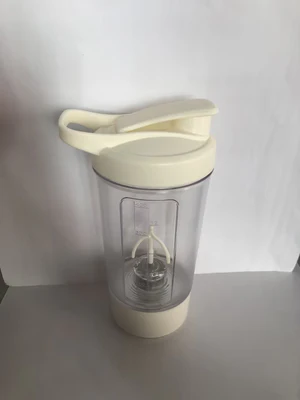 400ML / 14oz Electric Protein Shaker Bottle – Automatic Mixer for Milk, Coffee &amp; Gym Drinks (1200mAh)