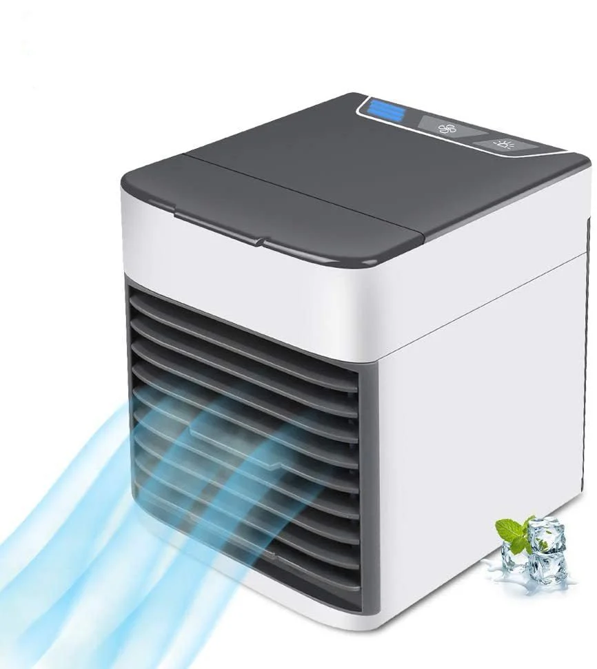 Mini Air Conditioning Fan – 3-in-1 Personal Air Cooler, Humidifier &amp; Air Purifier