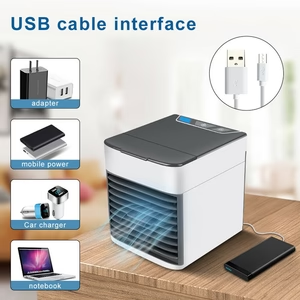Mini Air Conditioning Fan – 3-in-1 Personal Air Cooler, Humidifier &amp; Air Purifier