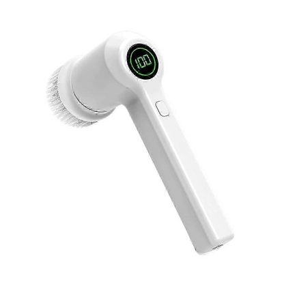 PureSpin Electric Handheld Scrubber – Rechargeable Power Cleaning Brush with Digital Display
