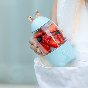 Premium Portable Rabbit Juice Cup – Wireless USB Rechargeable Mini Blender