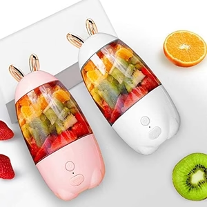 Premium Portable Rabbit Juice Cup – Wireless USB Rechargeable Mini Blender