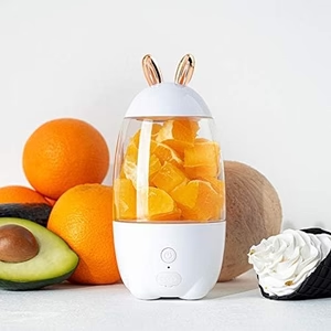 Premium Portable Rabbit Juice Cup – Wireless USB Rechargeable Mini Blender