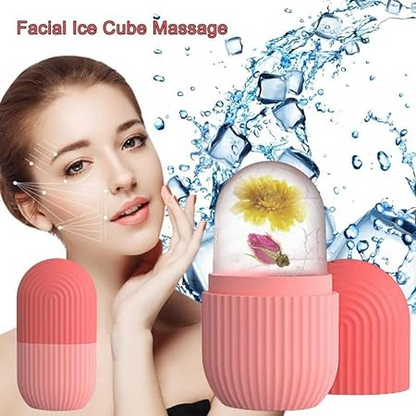 Face Glow Ice Roller – Cooling Facial Massage Tool for Skin Refreshing Tightening