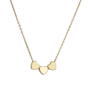 Minimalist Stainless Steel Heart Necklace – Elegant Designer Style Pendant