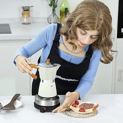 Multi-Function Electric Hot Plate Coffee Stove – 500W Portable Beverage Heater