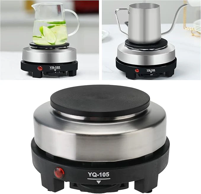 Multi-Function Electric Hot Plate Coffee Stove – 500W Portable Beverage Heater