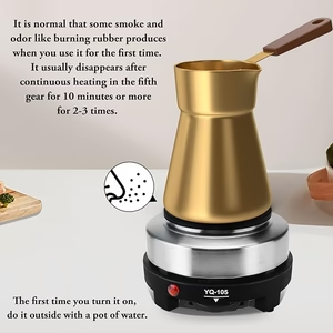 Multi-Function Electric Hot Plate Coffee Stove – 500W Portable Beverage Heater