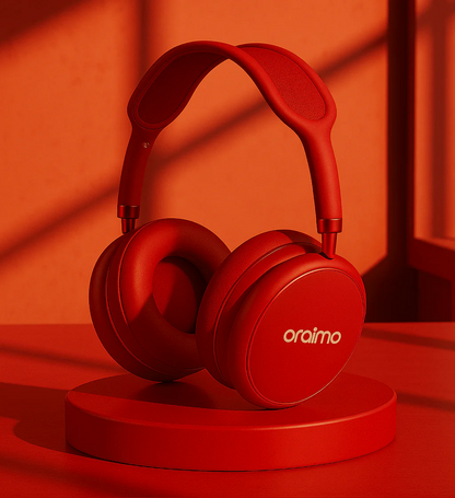 Oraimo Stereo Wireless Headset – Bluetooth 5.3 ANC Headphones with 40mm Drivers