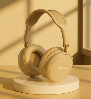 Oraimo Stereo Wireless Headset – Bluetooth 5.3 ANC Headphones with 40mm Drivers