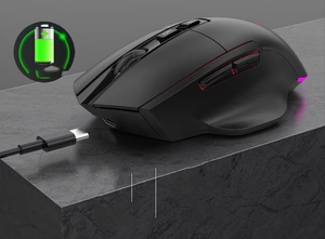 Rechargeable Wireless RGB Gaming Mouse – High-Precision Bluetooth Gaming Mouse