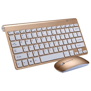 Ultra-Slim Wireless Keyboard &amp; Mouse Combo – Rechargeable with Nano Receiver