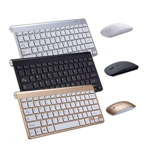 Ultra-Slim Wireless Keyboard &amp; Mouse Combo – Rechargeable with Nano Receiver
