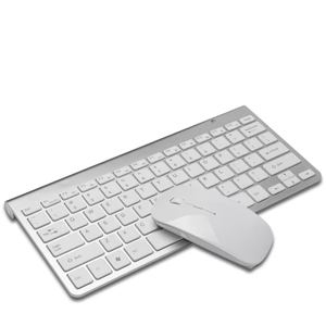 Ultra-Slim Wireless Keyboard &amp; Mouse Combo – Rechargeable with Nano Receiver