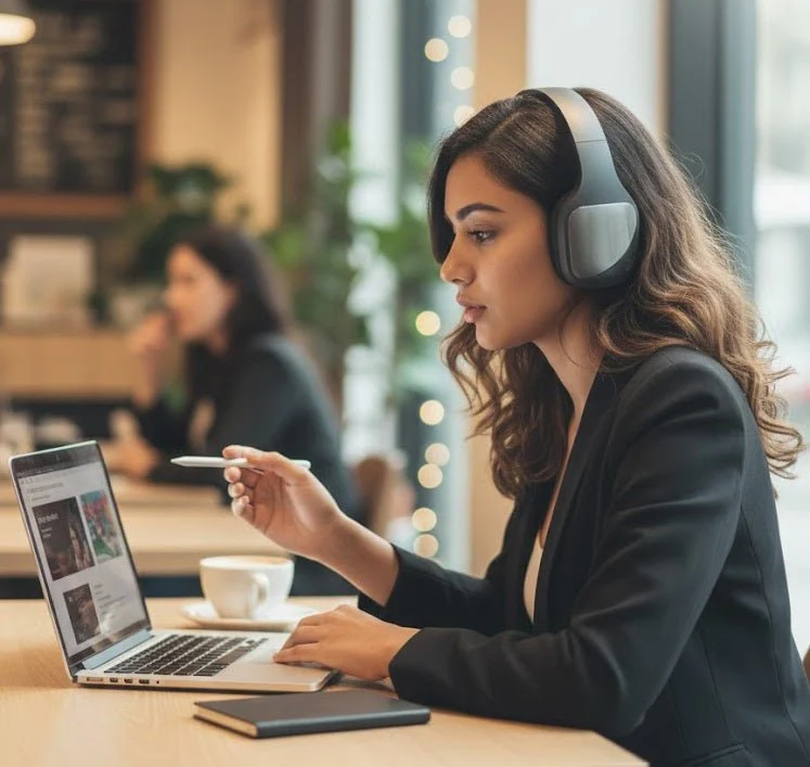 Wireless Bluetooth Headphones with Hi-Fi Audio – Comfortable Over-Ear Design