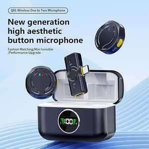 Wireless Microphone with Charging Cabin – Dual Mic for iPhone &amp; Android Recording