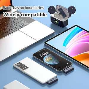 Wireless Microphone with Charging Cabin – Dual Mic for iPhone &amp; Android Recording